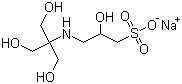 structure of CAS# 105140-25-8, 3-[N-Tris(hydroxymethyl)methylamino]-2-hydroxypropanesulfonic acid sodium salt;TAPSO sodium salt