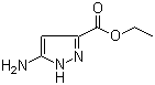 结构式 CAS# 105434-90-0, 5-氨基吡唑-3-甲酸乙酯