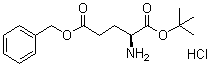 structure of CAS# 105590-97-4, L-Glutamic acid 1-(1,1-dimethylethyl) 5-(phenylmethyl) ester hydrochloride;(S)-5-Benzyl 1-tert-butyl 2-aminopentanedioate hydrochloride
