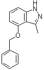 结构式 CAS# 1056265-33-8, 3-甲基-4-(苯基甲氧基)-1H-吲唑