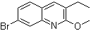 7-Bromo-3-ethyl-2-methoxyquinoline molecular structure (CAS 1056892-06-8)