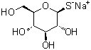 structure of CAS# 10593-29-0, 1-Thio-beta-D-glucopyranose sodium salt;1-Thio-beta-D-glucose sodium salt; Thioglucose sodium salt