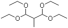 structure of CAS# 10602-37-6, 1,1,3,3-Tetraethoxy-2-methylpropane