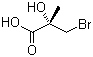 结构式 CAS# 106089-20-7, (2S)-3-溴-2-羟基-2-甲基丙酸