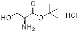 结构式 CAS# 106402-41-9, L-丝氨酸叔丁酯盐酸盐