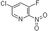 结构式 CAS# 1064783-29-4, 5-氯-3-氟-2-硝基吡啶