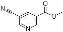 结构式 CAS# 106726-82-3, 5-氰基-3-吡啶甲酸甲酯