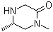 结构式 CAS# 1068149-94-9, (S)-1,5-二甲基哌嗪-2-酮