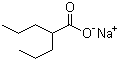 structure of CAS# 1069-66-5, Sodium 2-propylpentanoate;Sodium valproate; 2-Propylpentanoic acid sodium salt