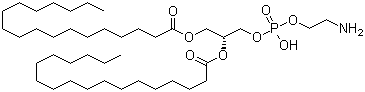 1,2-Distearoyl-sn-glycero-3-phosphoethanolamine molecular structure (CAS 1069-79-0)