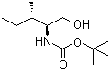 N-Boc-(2S,3S)-(-)-2-Amino-3-methyl-1-pentanol molecular structure (CAS 106946-74-1)