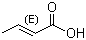 structure of CAS# 107-93-7, (E)-Crotonic acid;(E)-2-Butenoic acid; (E)-Crotonic acid; trans-Crotonic acid; trans-2-Butenoic acid; trans-3-Methylacrylic acid