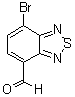 结构式 CAS# 1071224-34-4, 7-溴-2,1,3-苯并噻二唑-4-甲醛