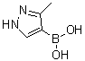 structure of CAS# 1071455-14-5, (3-Methyl-1H-pyrazol-4-yl)boronic acid