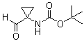 结构式 CAS# 107259-06-3, 1-(叔丁氧羰基氨基)环丙烷甲醛