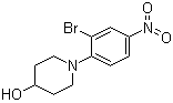 结构式 CAS# 1072944-61-6, 1-(2-溴-4-硝基苯基)-4-哌啶醇