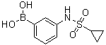 结构式 CAS# 1072945-67-5, 3-(环丙基磺酰基氨基)苯硼酸