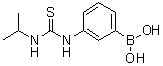 structure of CAS# 1072946-07-6, [3-[[[(1-Methylethyl)amino]thioxomethyl]amino]phenyl]boronic acid