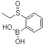 结构式 CAS# 1072952-11-4, [2-(乙基亚磺酰)苯基]硼酸
