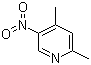structure of CAS# 1074-99-3, 4,6-Dimethyl-3-nitropyridine;2,4-Dimethyl-5-nitropyridine