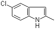 structure of CAS# 1075-35-0, 5-Chloro-2-methyl-1H-indole
