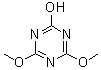 2-Hydroxy-4,6-dimethoxy-1,3,5-triazine molecular structure (CAS 1075-59-8)