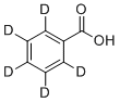 结构式 CAS# 1079-02-3, 苯甲酸-d5