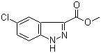 Methyl 5-chloro-1H-indazole-3-carboxylate molecular structure (CAS 1079-46-5)