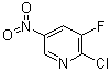 结构式 CAS# 1079179-12-6, 2-氯-3-氟-5-硝基吡啶