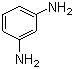 structure of CAS# 108-45-2, m-Phenylenediamine;1,3-Phenylenediamine; 1,3-Diaminobenzene