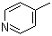 structure of CAS# 108-89-4, 4-Methylpyridine;4-Picoline; G-Picoline; sigma-Picoline; gamma-Picoline