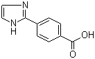 结构式 CAS# 108035-45-6, 4-(2-咪唑基)苯甲酸