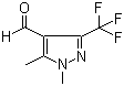 结构式 CAS# 1082065-80-2, 1,5-二甲基-3-(三氟甲基)-1H-吡唑-4-甲醛
