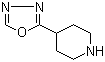 结构式 CAS# 1082413-19-1, 4-(1,3,4-恶二唑-2-基)哌啶