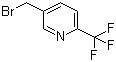 structure of CAS# 108274-33-5, 5-(Bromomethyl)-2-(trifluoromethyl)pyridine