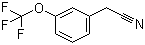 structure of CAS# 108307-56-8, 3-(Trifluoromethoxy)phenylacetonitrile;3-Trifluoromethoxybenzyl cyanide