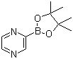 structure of CAS# 1083179-99-0, Pyrazine-2-boronic acid pinacol ester;2-(4,4,5,5-Tetramethyl-1,3,2-dioxaborolan-2-yl)pyrazine