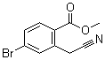 结构式 CAS# 1083181-36-5, 4-溴-2-(氰甲基)苯甲酸甲酯