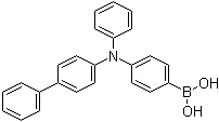 结构式 CAS# 1084334-86-0, B-[4-(联苯-4-基苯基氨基)苯基]硼酸