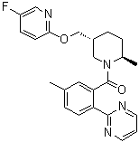 结构式 CAS# 1088991-73-4, Filorexant