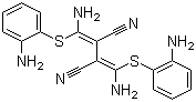 structure of CAS# 109511-58-2, 2,3-Bis[amino[(2-aminophenyl)thio]methylene]butanedinitrile;Bis[amino(o-aminophenylthio)methylene]succinonitrile; U 0126; UO 126