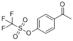 结构式 CAS# 109613-00-5, 4-乙酰基苯基三氟甲烷磺酸酯