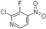 structure of CAS# 109613-90-3, 2-Chloro-3-fluoro-4-nitropyridine