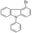 结构式 CAS# 1097884-37-1, 4-溴-9-苯基-9H-咔唑