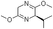结构式 CAS# 109838-85-9, (R)-2,5-二氢-3,6-二甲氧基-2-异丙基吡嗪