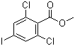 结构式 CAS# 1098619-73-8, 2,6-二氯-4-碘苯甲酸甲酯