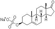 结构式 CAS# 1099-87-2, 去氢表雄酮硫酸钠; 硫酸普拉睾酮钠