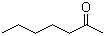 结构式 CAS# 110-43-0, 2-庚酮; 甲基戊基甲酮