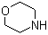 Morpholine molecular structure (CAS 110-91-8)