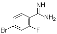 结构式 CAS# 1100752-71-3, 4-溴-2-氟苯甲脒